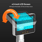 Microscopio para niños 8-12, miniscopio digital del PDA MX2-AS