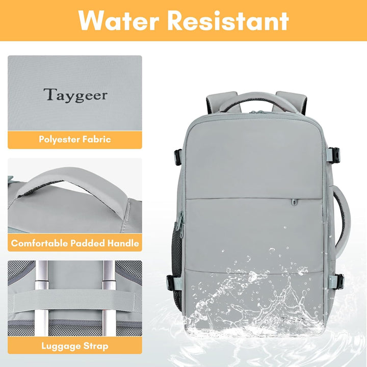 Taygeer Mochila de Equipaje de Mano, Mochila de Viaje para Mujeres...