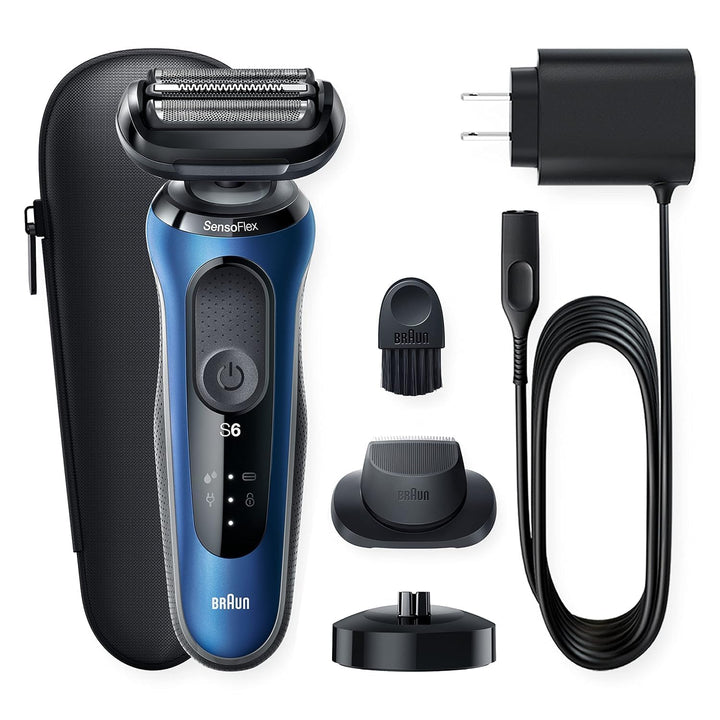 Braun Serie 6 6040cs Afeitadora Eléctrica con Soporte de Carga, Rec...