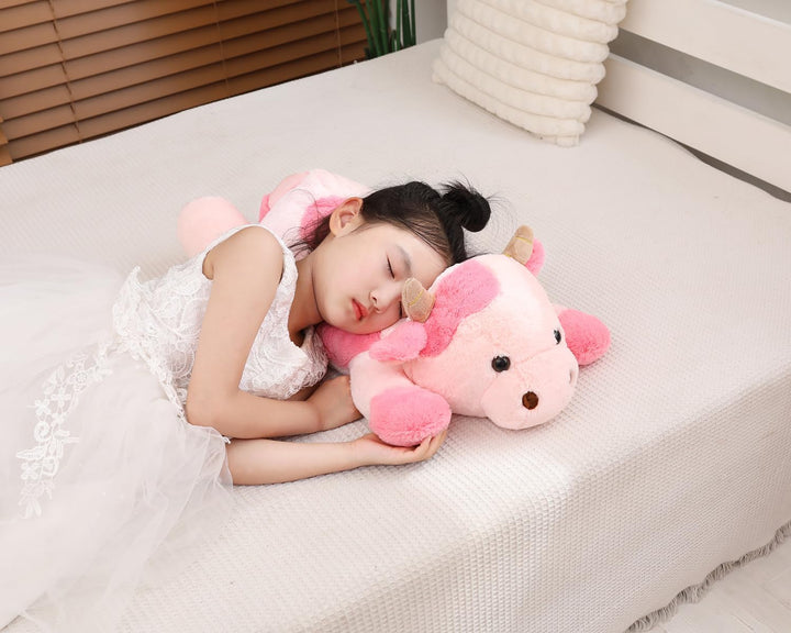 YESGIRL Animales de peluche con peso de vaca de 25.6 pulgadas, 5 li...
