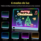 Tablero de dibujo LED con 13 efectos de luz, 16 pulgadas, recargable, para garabatos LED, con colores, tableta de dibujo con luz de neón, regalos para niños, ideas de regalo de Pascua