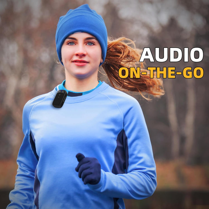 Oraolo Altavoz Bluetooth portátil, altavoz portátil con clip, micró...