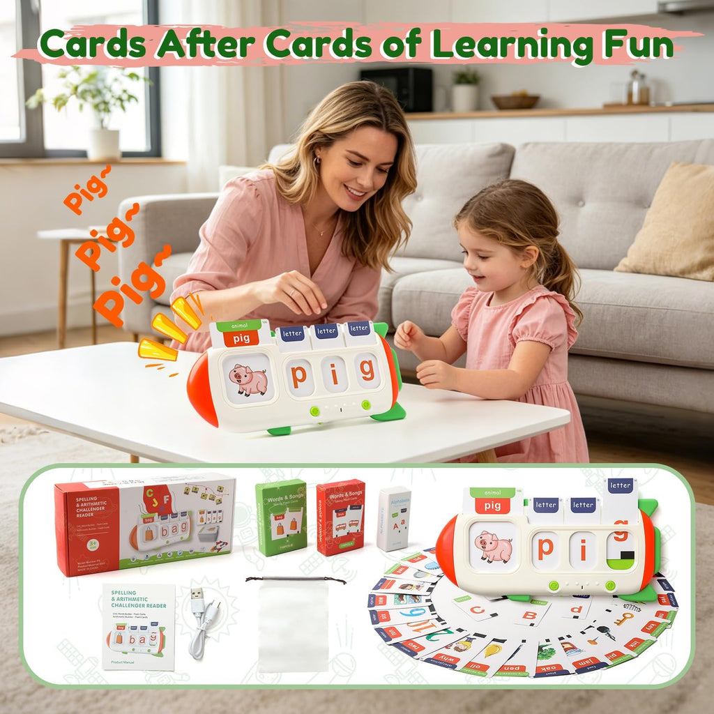Tarjetas flash parlantes para niños pequeños, Tarjetas flash