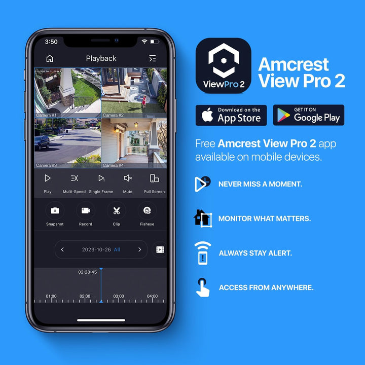 Amcrest Cámara PoE de torreta, de 5 MP, IP UltraHD para exteriores,...
