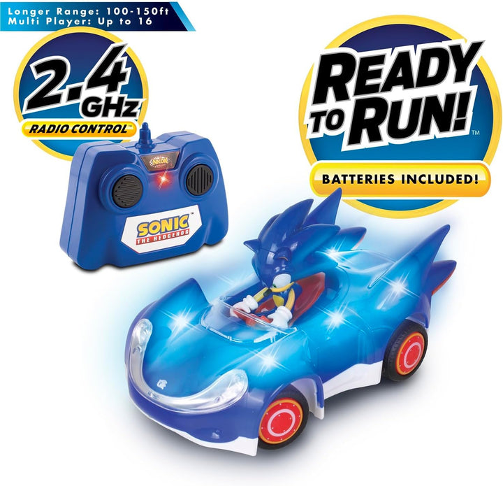 NKOK Listo para Usar, Escala 1\/28, RC Sonic Glow Racer