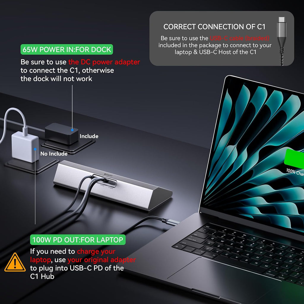 Gitfos, hub USB 3.2, alimentado