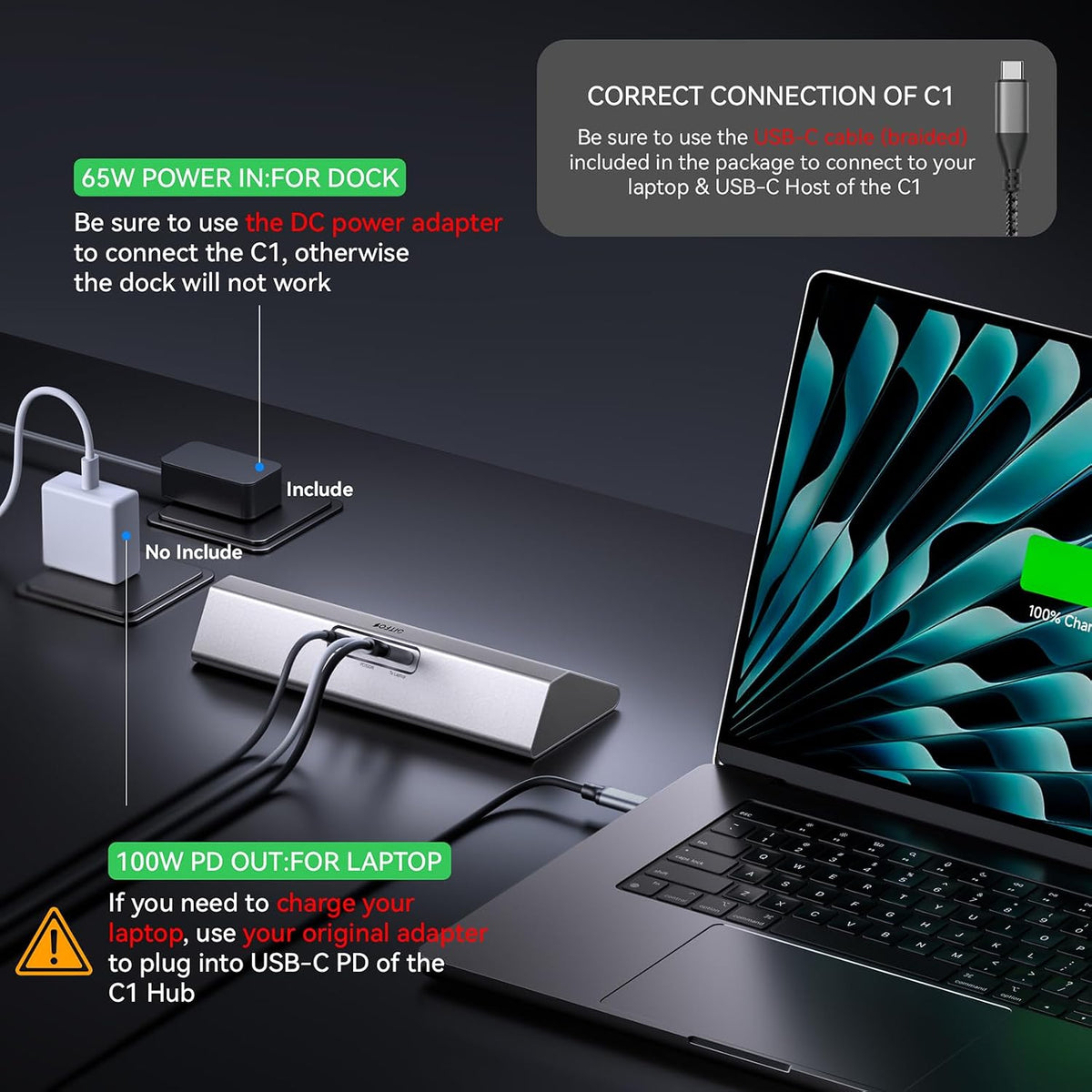Gitfos, hub USB 3.2, alimentado