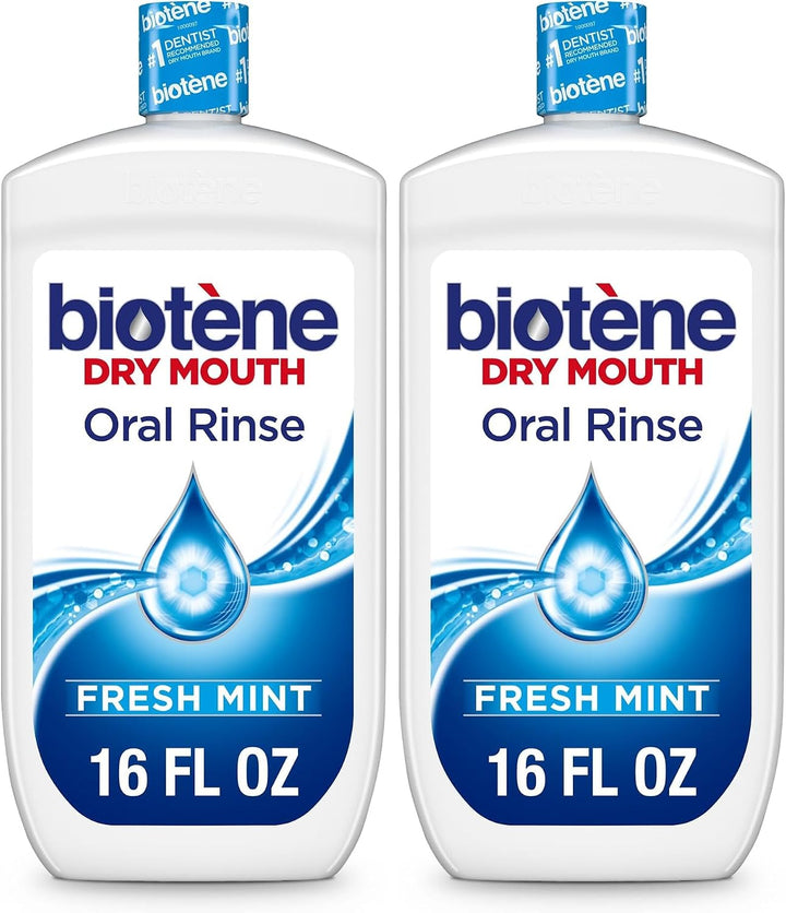 Biotene - Enjuague bucal hidratante para aliviar la boca seca, ment...