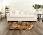 PupRug - Cama ortopédica para perros grandes con piel sintética suave y