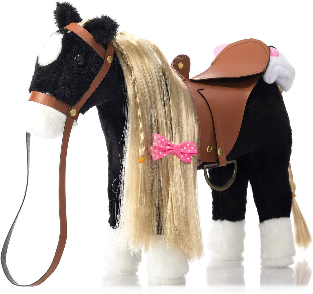 HollyHOME Caballo de Peluche Bonito Juguetes de Peluche, Pretensión...