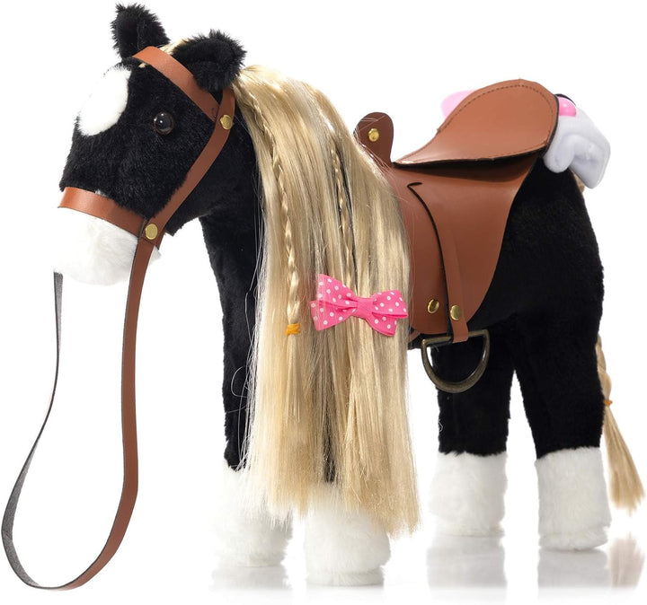 HollyHOME Caballo de Peluche Bonito Juguetes de Peluche, Pretensión...