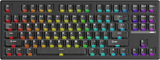 IROK FE87 V2 Teclado mecánico con cable, doble frecuencia de sondeo...