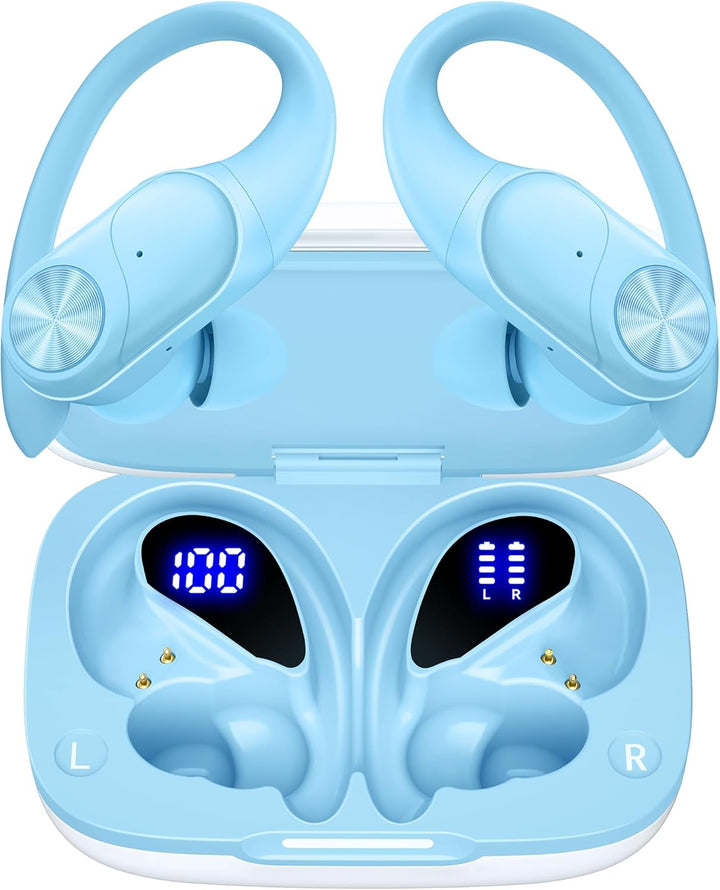 PocBuds - Auriculares Bluetooth inalámbricos con 80 horas de reprod...