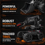 VANLINNY - Kit de brazo de robot de metal, tanque con orugas a control