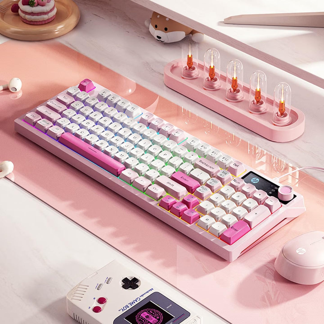 HP K500F - Combo de teclado y mouse, teclado inalámbrico para juego...