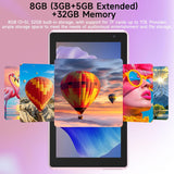 BYANDBY Tablet Android 14.0 de 7 pulgadas, 4GB + 32GB ROM (1TB expa...