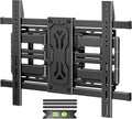 MOUNTUP Soporte de pared para TV con capacidad para 250 libras para televisores grandes de 50 a 110 pulgadas, soporte de TV delgado de movimiento completo de 1.65 pulgadas con extensión, giratorio e