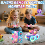 Lehoo Castle Auto a control remoto para niñas con rotación