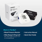 OMRON Monitor de presión arterial de hierro y brazalete de presión arterial