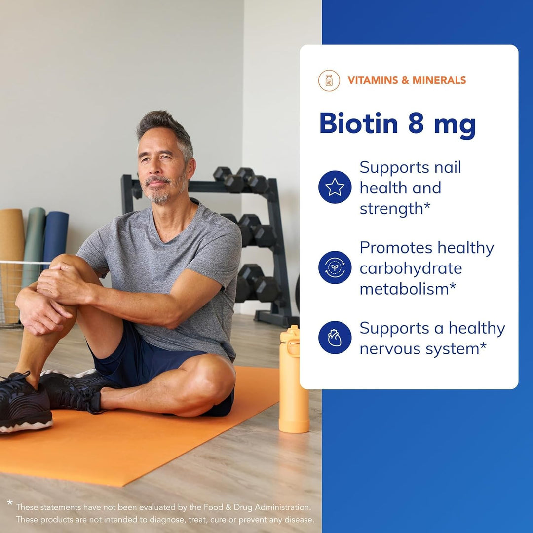 Pure Encapsulations Biotina 8 mg - Suplemento de vitamina B para ay...