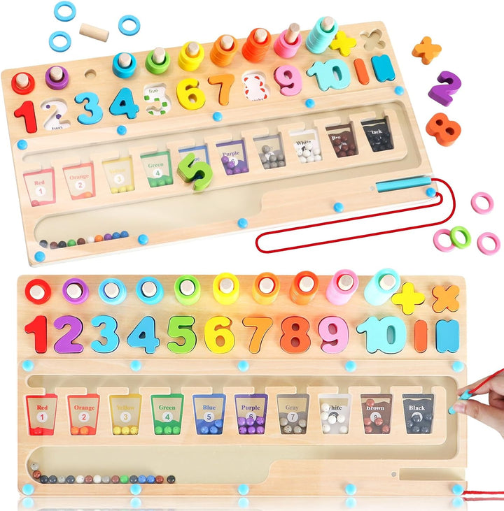Rideomon Juguetes Montessori 3 en 1 para niños de más de 3 años, ju...