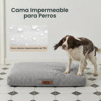 Cama para perro indestructible de 42 pulgadas XL, ortopédica impermeable a prueba de mordidas, almohadilla para perro resistente a las masticaciones, capacidad de 90 libras para perros