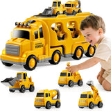 KIZONLY Camiones de construcción de juguetes para niños de 2, 3, 4,...