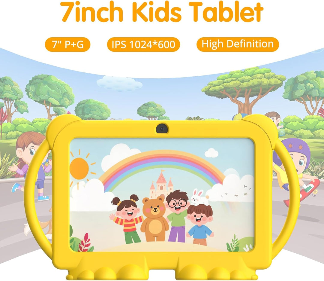 PEICHENG Tablet para niños de 7 pulgadas, Android 12.0 para niños p...