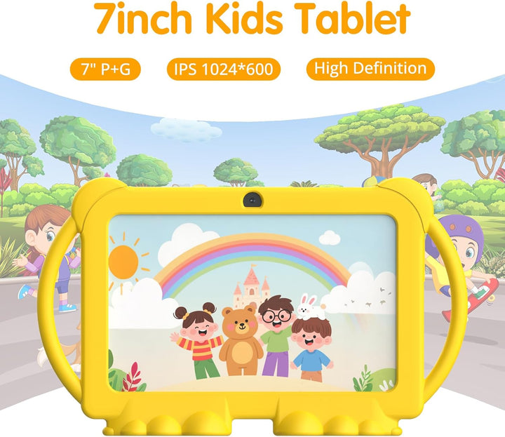 PEICHENG Tablet para niños de 7 pulgadas, Android 12.0 para niños p...