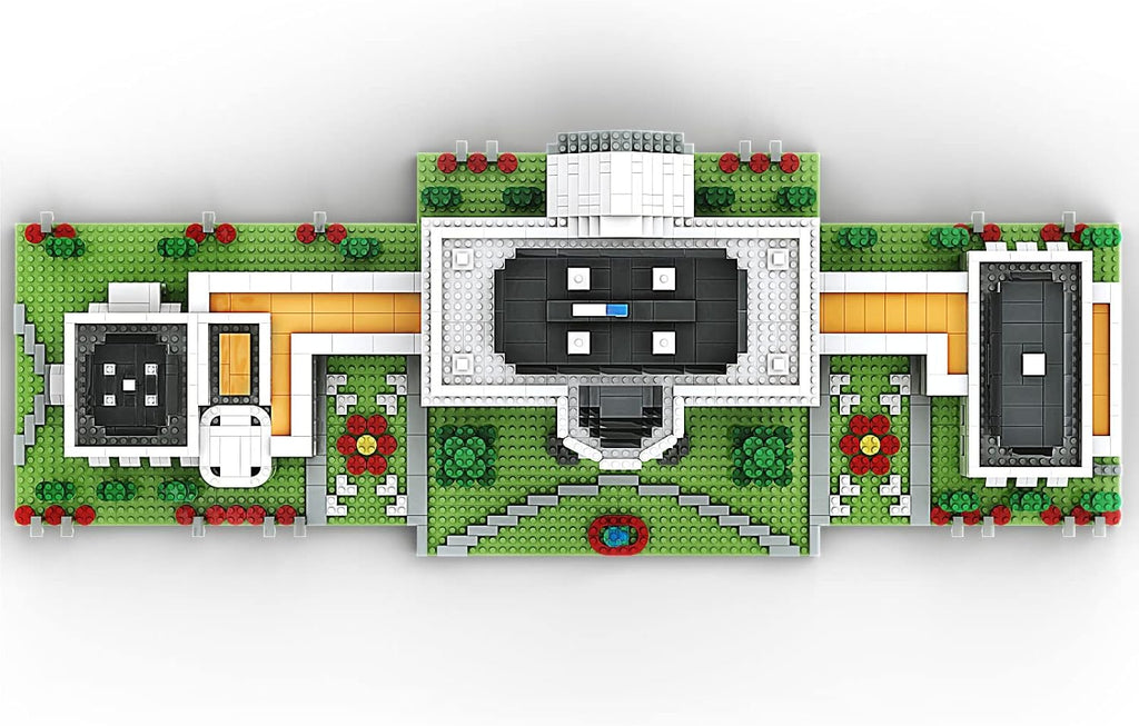 SEMKY Micro Mini Blocks White House Famous Landmark Model Set, (3000 piezas) - Juguetes de construcción y arquitectura, regalos para niños y adultos