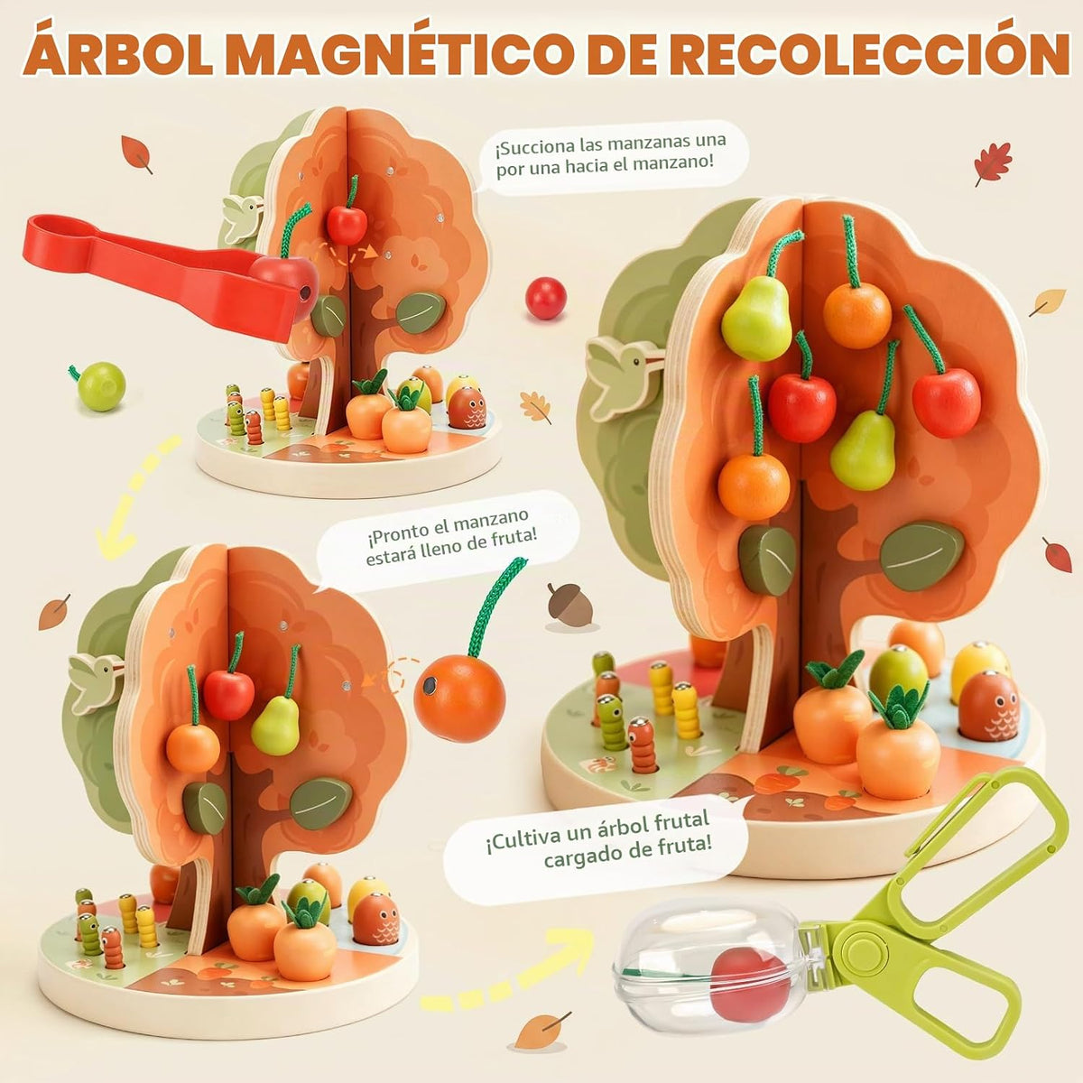 Joyreal Montessori Juguetes para niños de 3 a 5 años