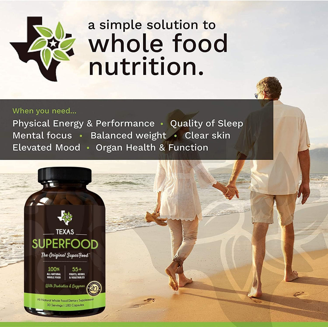 Cápsulas 180 Texas Superfood