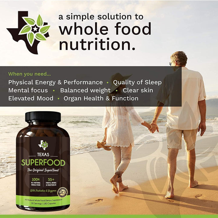 Cápsulas 180 Texas Superfood