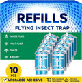 Paquete de 10 repuestos para trampas de insectos voladores, compatibles con trampa de insectos voladores M364 M364A y Max, atrapa mosquitos, moscas domésticas y de frutas