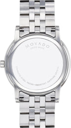 Reloj Movado Museum Classic para hombre, suizo, caja de acero inoxidable, 40 mm