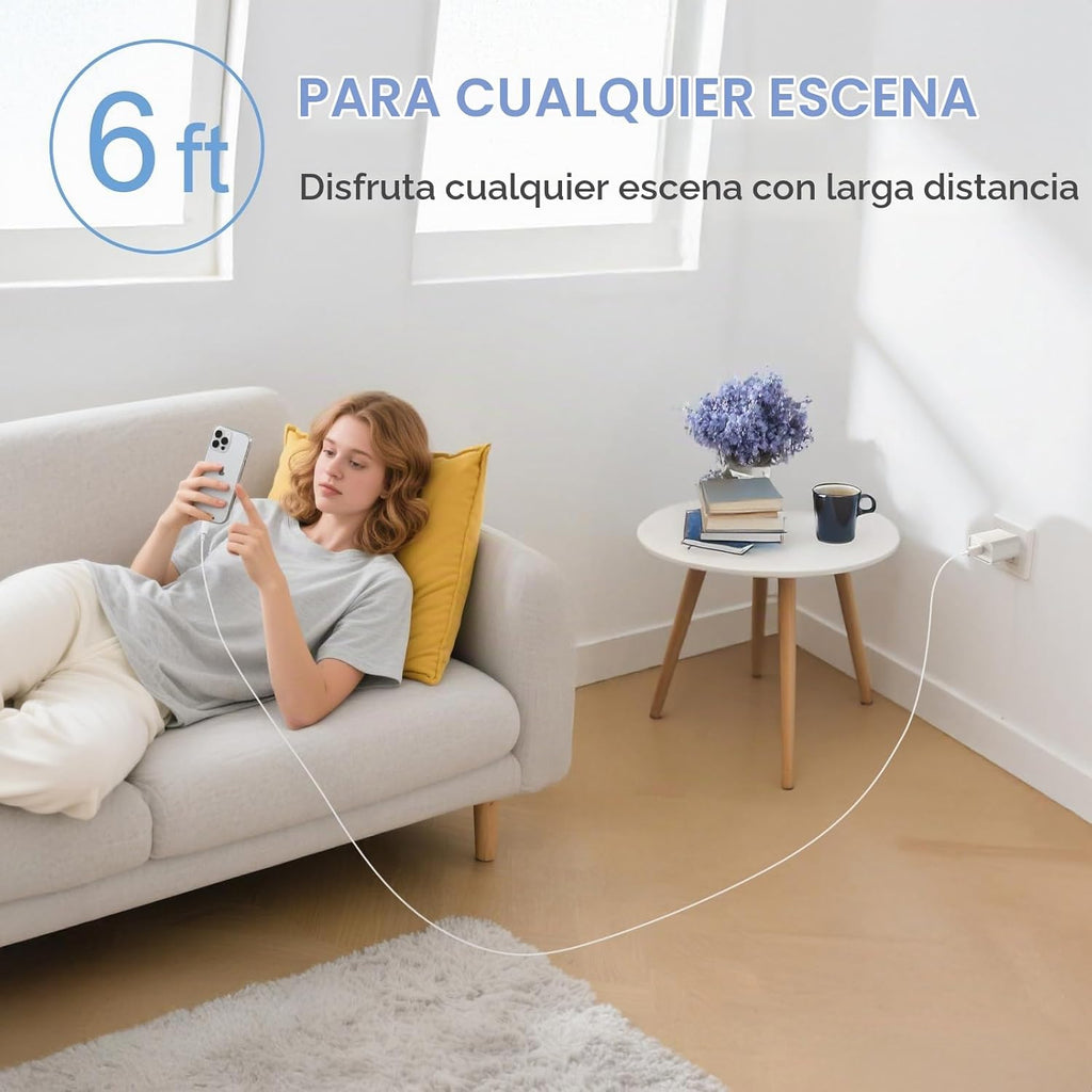 Cargador para iPhone 18 17 16 Carga rápida Paquete de 2 cargadores USB C