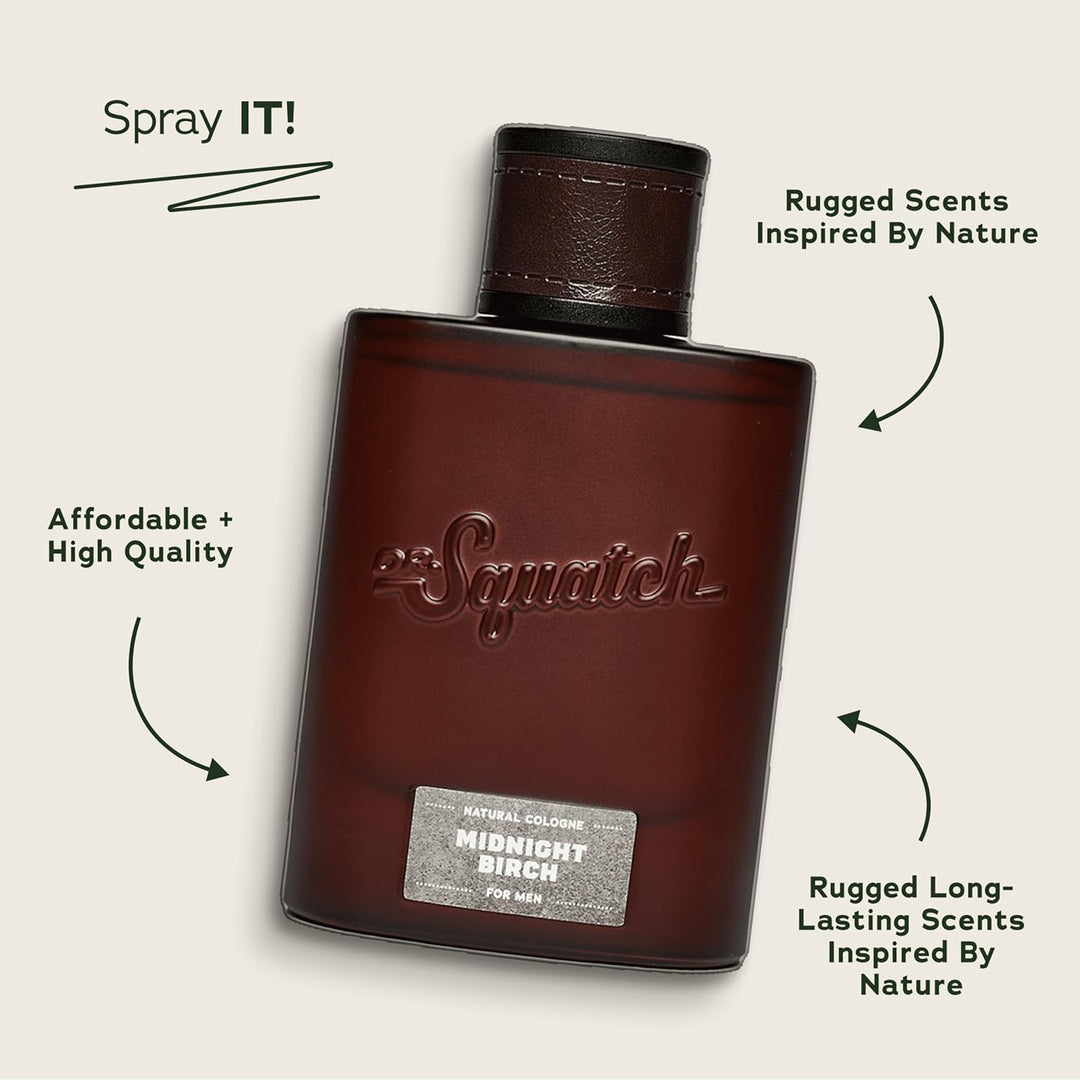 Dr. Squatch Colonia natural para hombres, tecnología Scent-Lock e i...