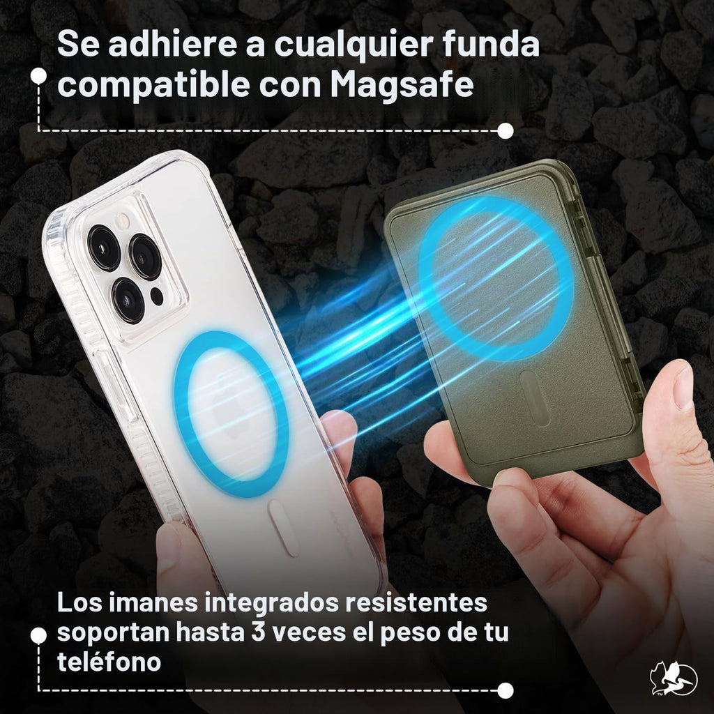 Pelican MagSafe Wallet para iPhone - Cartera magnética delgada para