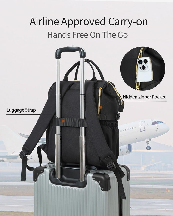 VANKANY - Mochila para mujer con compartimento para laptop, mochila...