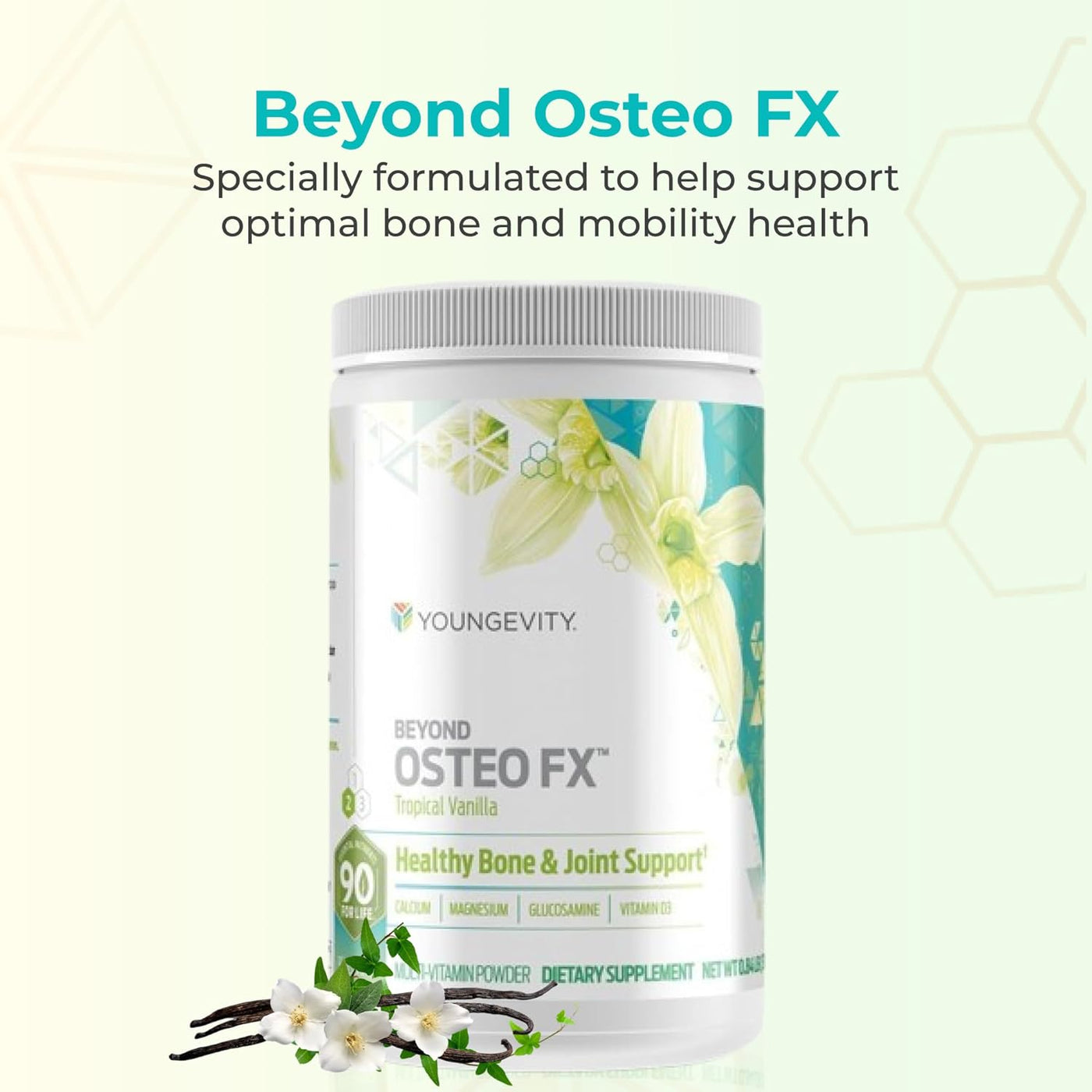 Youngevity Beyond Osteo FX - Vainilla tropical | Apoyo saludable pa...