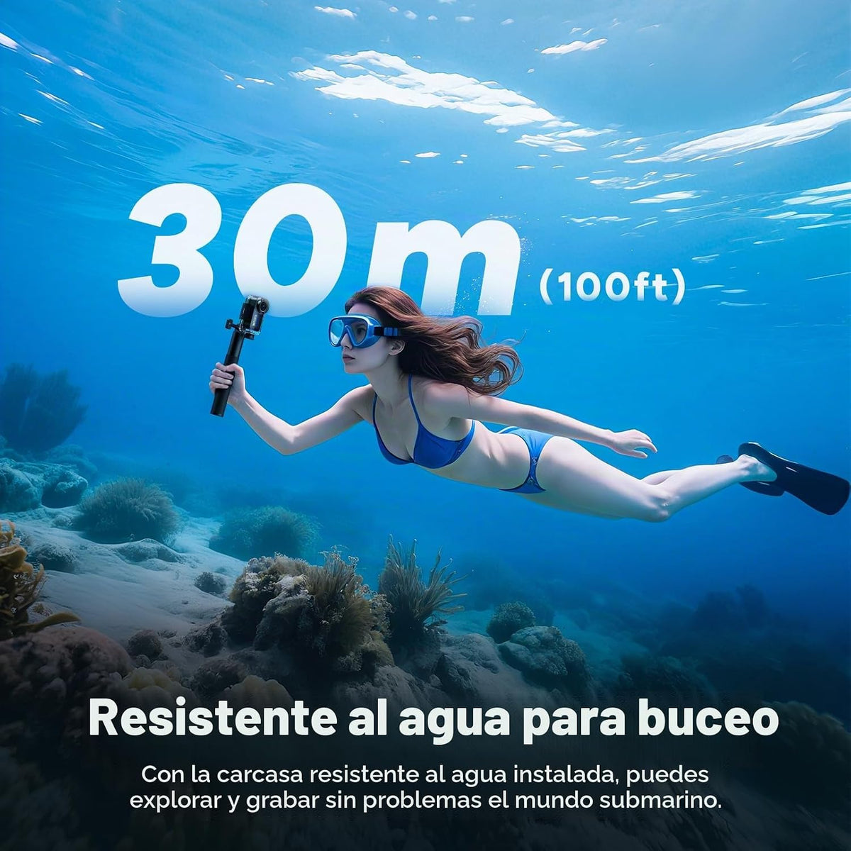 SJCAM Cámara de acción C110 más 4K, mini leva magnética del cuerpo del POV