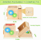 Juguetes Montessori de madera para niños mayores de 1 año, juego de