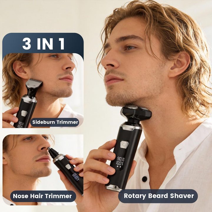Maquinilla de afeitar eléctrica para hombres: afeitadoras eléctrica...