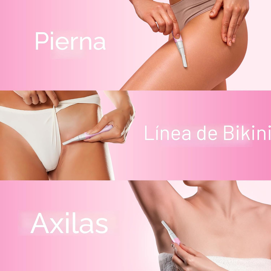 OLOV slim Depilación facial para mujeres, recortadora de cejas sin...