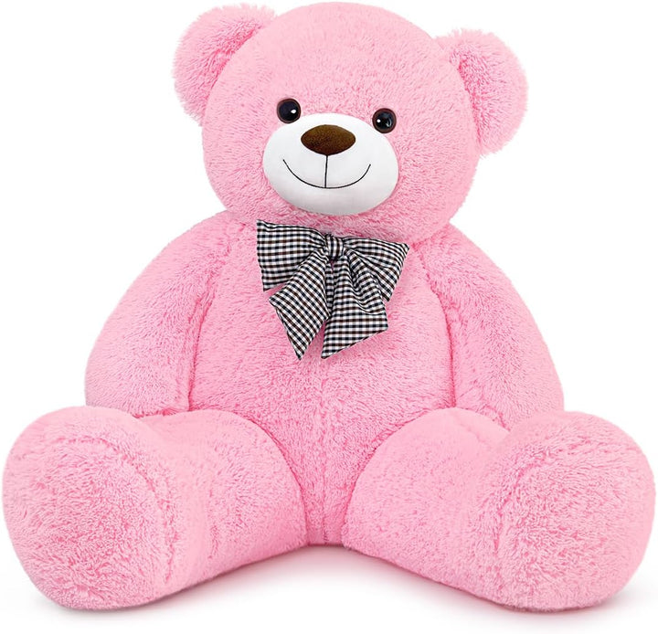 SNOWOLF Oso de Peluche Gigante Rosa de 47" Animales de Peluche...