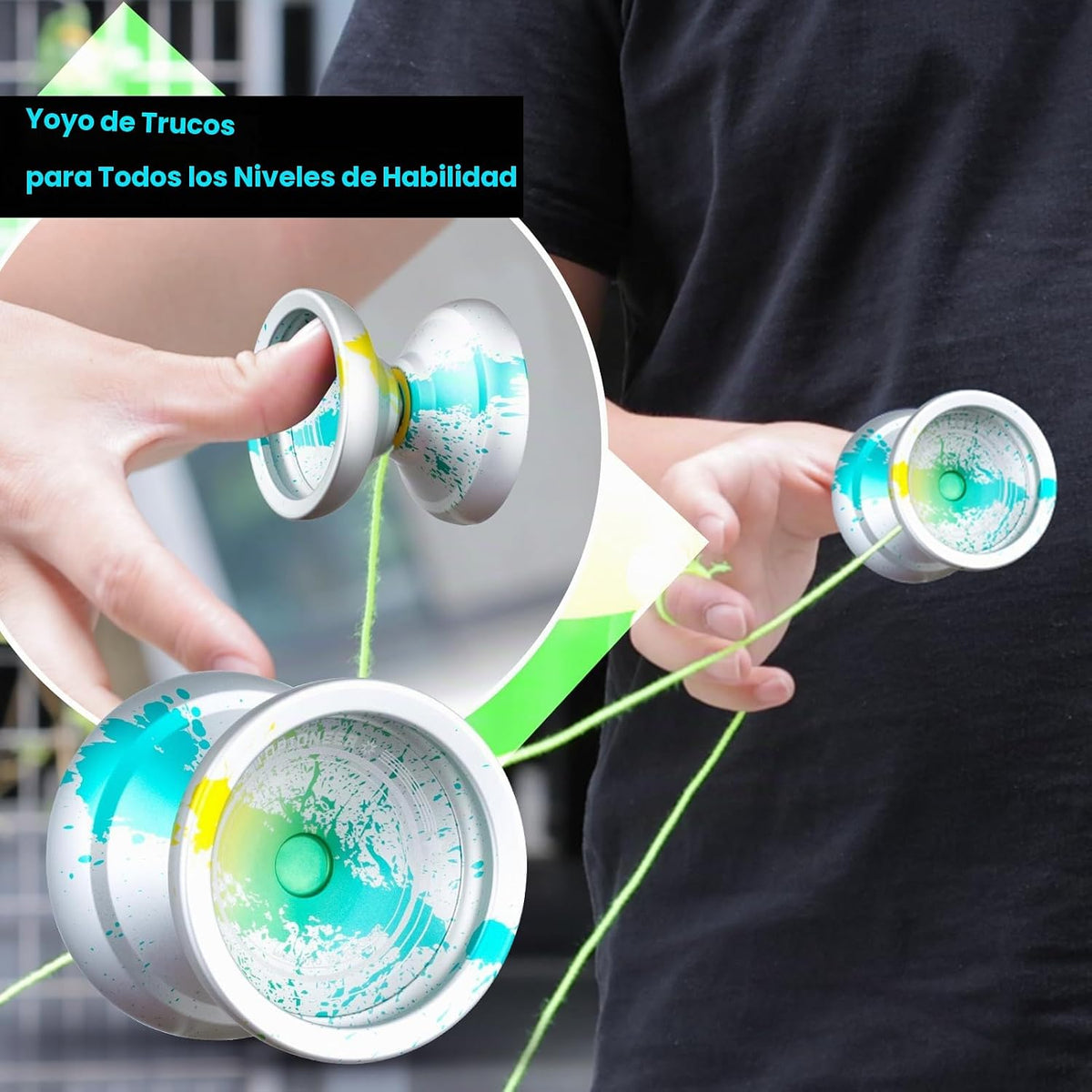 MAGICYOYO V12 Yoyo profesional, Yoyo sensible al dedo para niños de 8 a 12 años