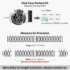 Fullmosa Correa de reloj de liberación rápida de 0.630/0.709/0.748/0.787