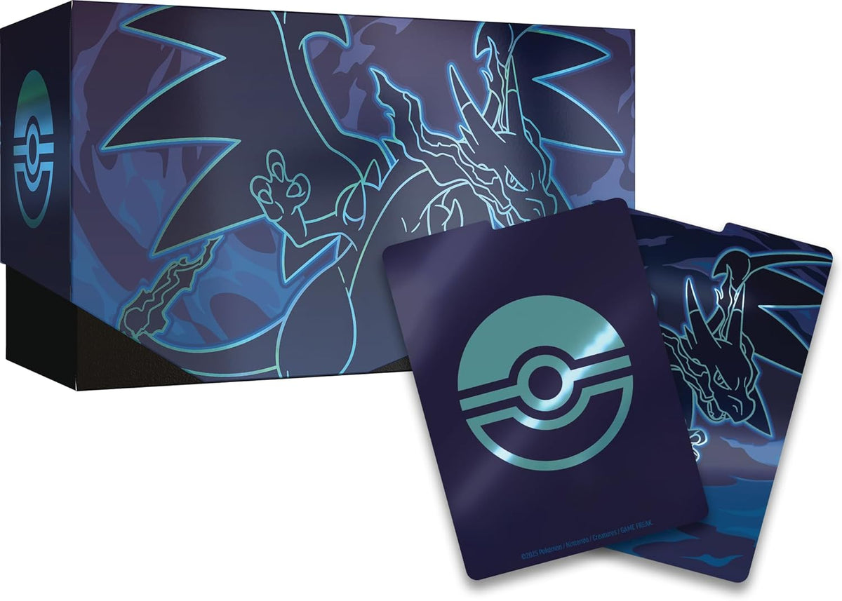 Pokémon TCG: Mega Evolution - Caja de entrenador Elite de Llamas Fantasmales