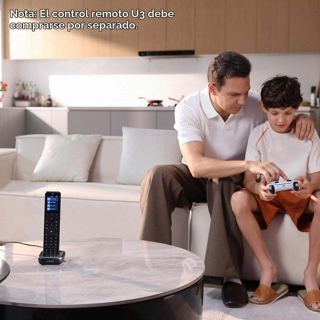 Sofabaton Base de carga para control remoto universal U3, soporte de cargador de estación base con cable USB-C y adaptador, compatible solo con Sofabaton U3