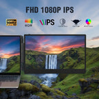 APILDELLA Extensor de pantalla para laptop de 14 pulgadas, monitor...